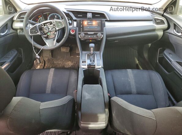 2HGFC2F75GH009933 2016 HONDA CIVIC White Вид панелі приладів