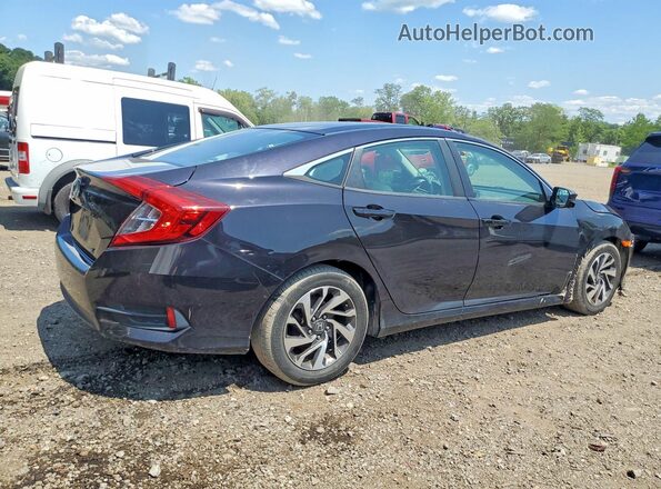 2HGFC2F75GH507209 2016 HONDA CIVIC Black Trasero derecho