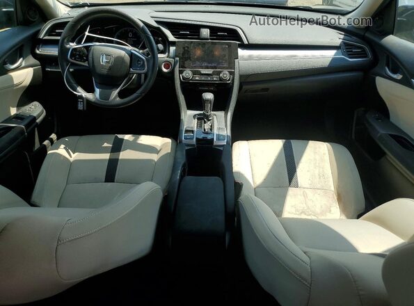 2HGFC2F75GH507209 2016 HONDA CIVIC Black Vista del salpicadero