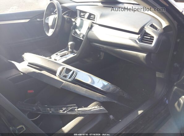 2HGFC2F75GH539254 2016 HONDA CIVIC Black Вид салону спереду