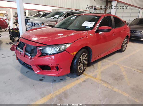 2HGFC2F75GH543501 2016 HONDA CIVIC Red Vista tres cuartos delantera izquierda