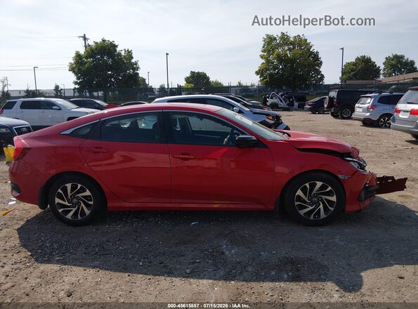 2HGFC2F75HH504716 2017 HONDA CIVIC Red Սալոնի հետևի տեսք