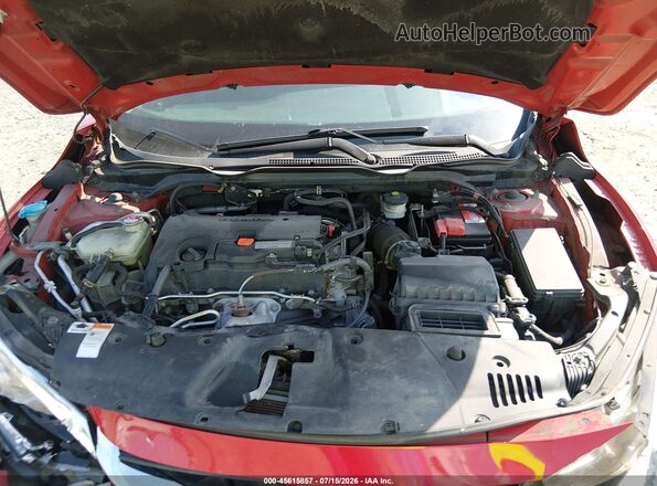 2HGFC2F75HH504716 2017 HONDA CIVIC Red Հետևի տեսք