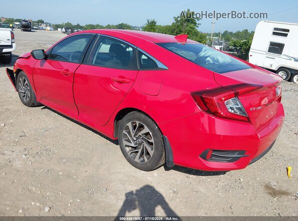 2HGFC2F75HH504716 2017 HONDA CIVIC Red Հետևի ձախ
