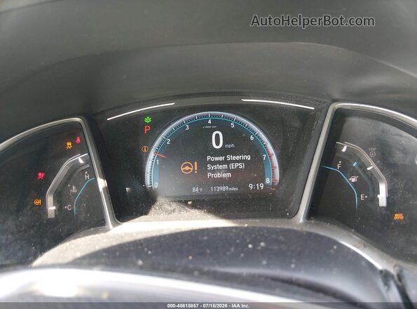 2HGFC2F75HH504716 2017 HONDA CIVIC Red Հետևի նստատեղերի տեսք