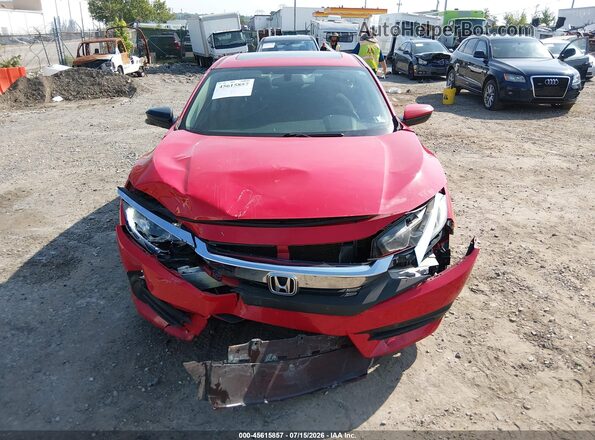 2HGFC2F75HH504716 2017 HONDA CIVIC Red Սարքավորումների վահանակի տեսք