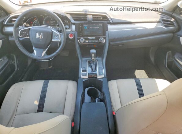 2HGFC2F75HH530846 2017 HONDA CIVIC White Vista del salpicadero