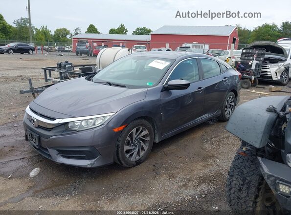 2HGFC2F75HH551499 2017 HONDA CIVIC Gray Передня ліва чверть