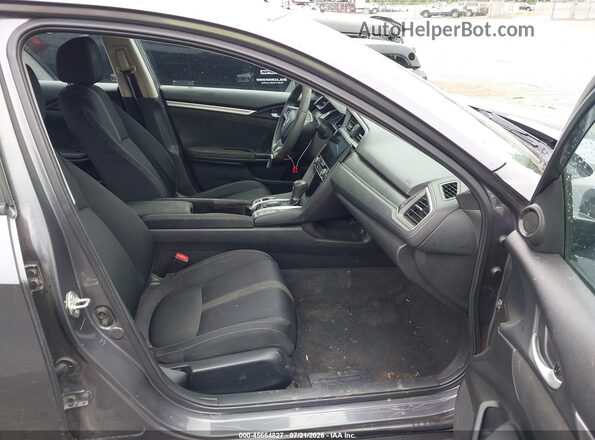 2HGFC2F75HH551499 2017 HONDA CIVIC Gray Вид салону спереду