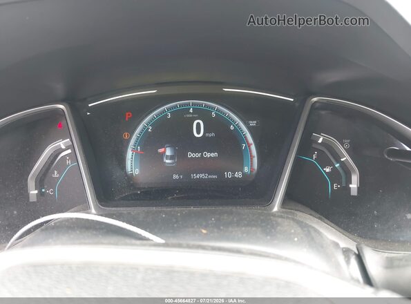 2HGFC2F75HH551499 2017 HONDA CIVIC Gray Вид задніх сидінь