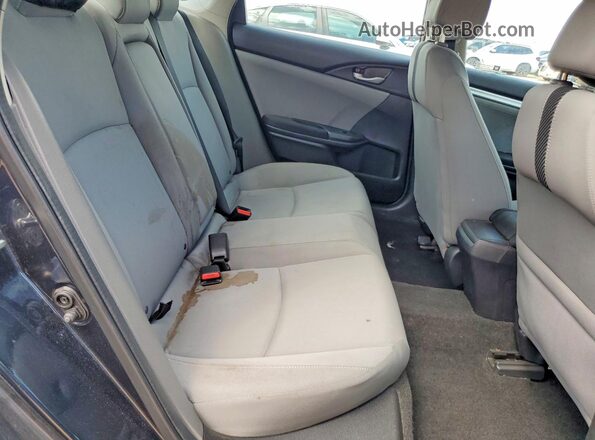 2HGFC2F75JH522395 2018 HONDA CIVIC Blue Հետևի նստատեղերի տեսք