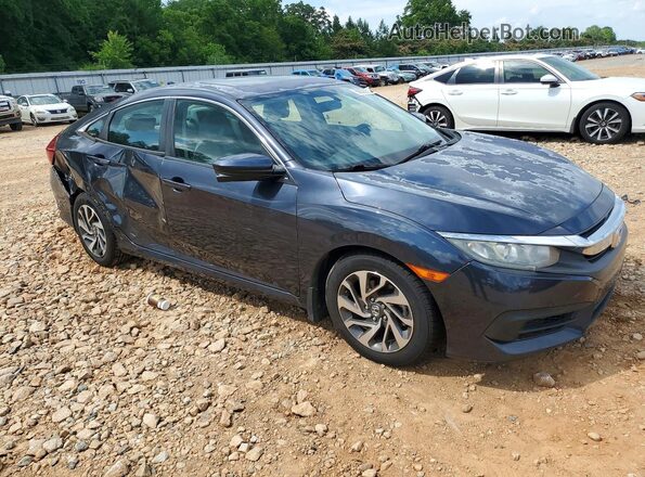 2HGFC2F75JH522395 2018 HONDA CIVIC Blue Առջևի աջ