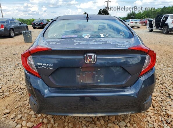 2HGFC2F75JH522395 2018 HONDA CIVIC Blue Հետևի տեսք