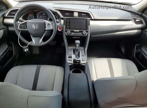 2HGFC2F75JH522395 2018 HONDA CIVIC Blue Առջևի վահանակի տեսք