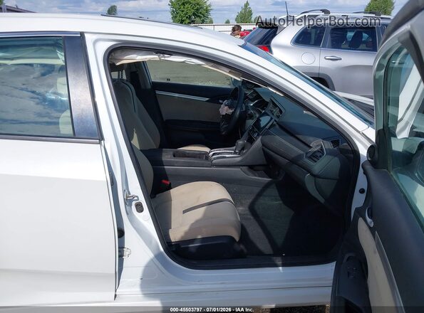 2HGFC2F75JH543232 2018 HONDA CIVIC White წინა სალონის ხედი