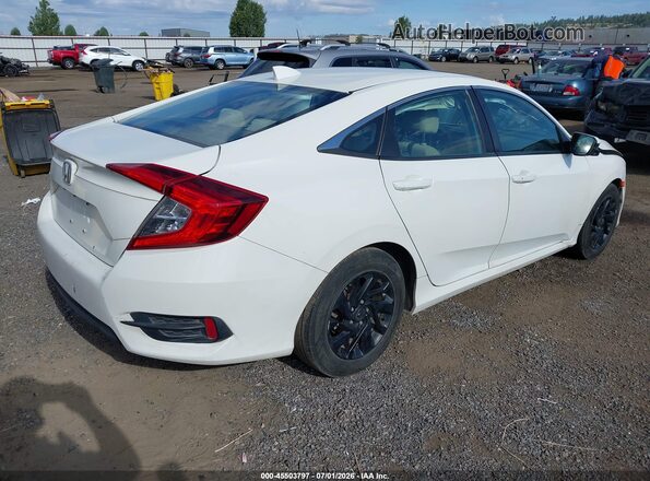 2HGFC2F75JH543232 2018 HONDA CIVIC White უკანა მარჯვენა