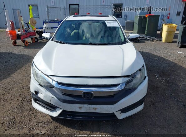 2HGFC2F75JH543232 2018 HONDA CIVIC White უკანა სალონის ხედი