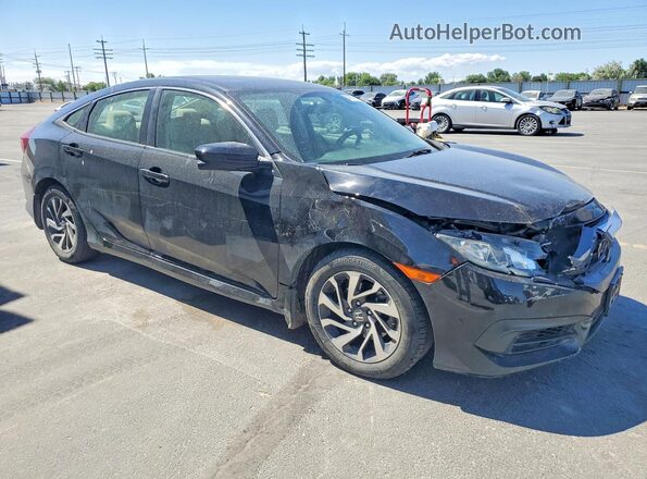 2HGFC2F75JH546096 2018 HONDA CIVIC Black Delantero derecho