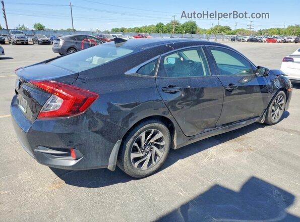 2HGFC2F75JH546096 2018 HONDA CIVIC Black Trasero derecho