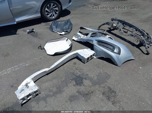 2HGFC2F75JH551847 2018 HONDA CIVIC Silver Instrument cluster view