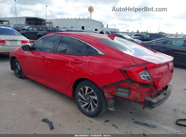 2HGFC2F75JH570124 2018 HONDA CIVIC Red Задня ліва чверть