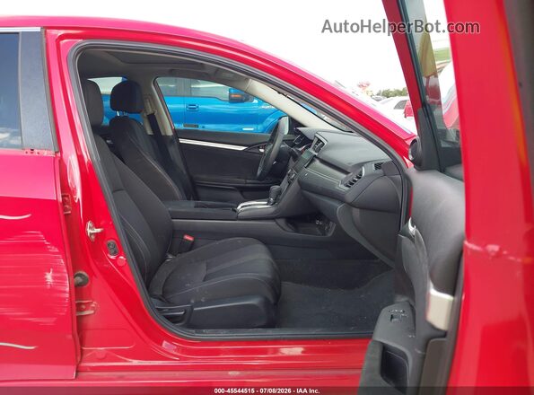 2HGFC2F75JH570124 2018 HONDA CIVIC Red Вид салону спереду