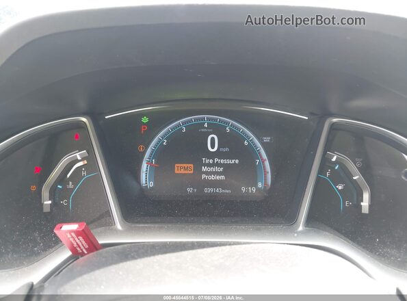 2HGFC2F75JH570124 2018 HONDA CIVIC Red Вид задніх сидінь
