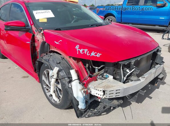 2HGFC2F75JH570124 2018 HONDA CIVIC Red Вид спереду