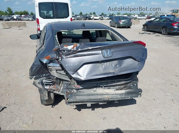 2HGFC2F75JH576859 2018 HONDA CIVIC Gray Вид спереду