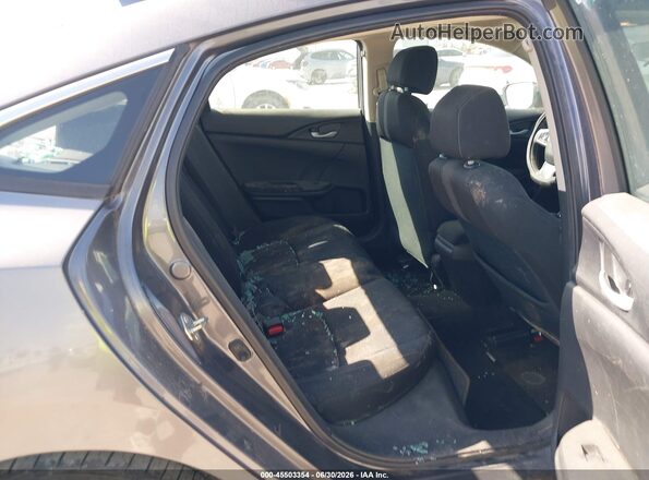2HGFC2F75JH576859 2018 HONDA CIVIC Gray Вид наклейки з VIN-кодом