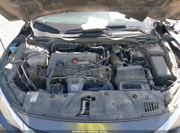 2HGFC2F75JH576859 2018 HONDA CIVIC Gray Вид ззаду