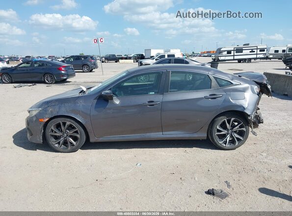 2HGFC2F75JH576859 2018 HONDA CIVIC Gray 