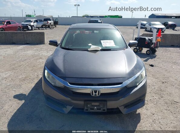 2HGFC2F75JH576859 2018 HONDA CIVIC Gray Вид задньої частини салону