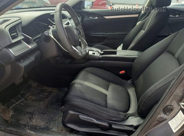 2HGFC2F76GH504335 2016 HONDA CIVIC Gray Սալոնի դիմացի տեսք
