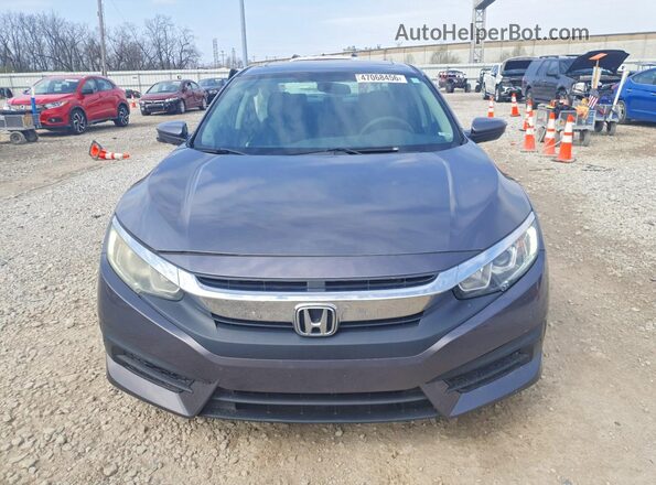 2HGFC2F76GH504335 2016 HONDA CIVIC Gray Դիմացի տեսք