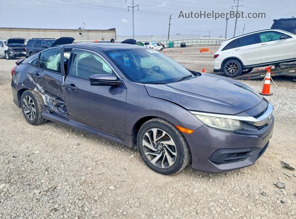 2HGFC2F76GH504335 2016 HONDA CIVIC Gray Առջևի աջ