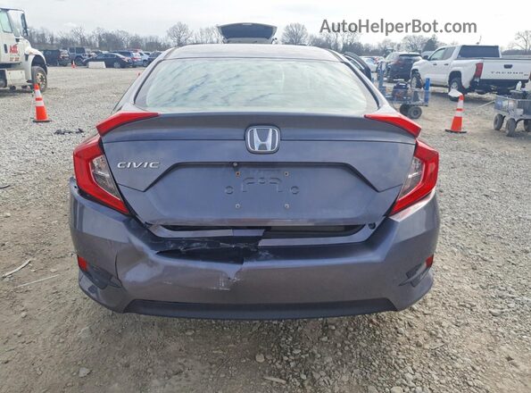 2HGFC2F76GH504335 2016 HONDA CIVIC Gray Հետևի տեսք