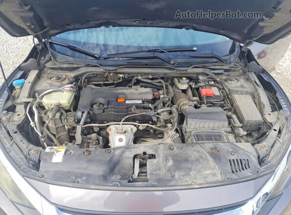 2HGFC2F76GH504335 2016 HONDA CIVIC Gray Սալոնի հետևի տեսք