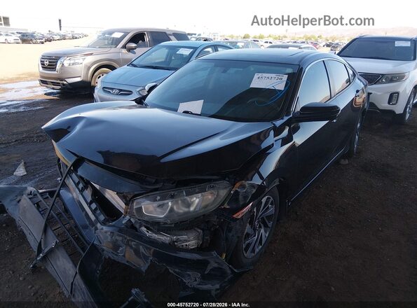 2HGFC2F76GH505534 2016 HONDA CIVIC Black Front view