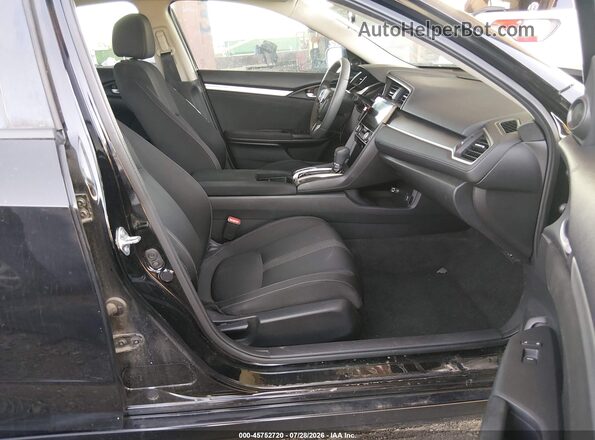 2HGFC2F76GH505534 2016 HONDA CIVIC Black Front interior view