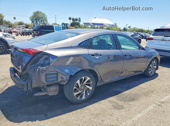 2HGFC2F76GH554524 2016 HONDA CIVIC Gray Trasero derecho
