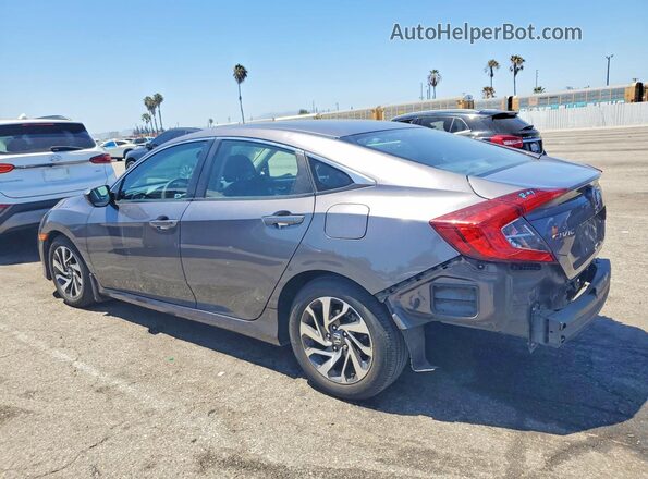 2HGFC2F76GH554524 2016 HONDA CIVIC Gray Trasero izquierdo