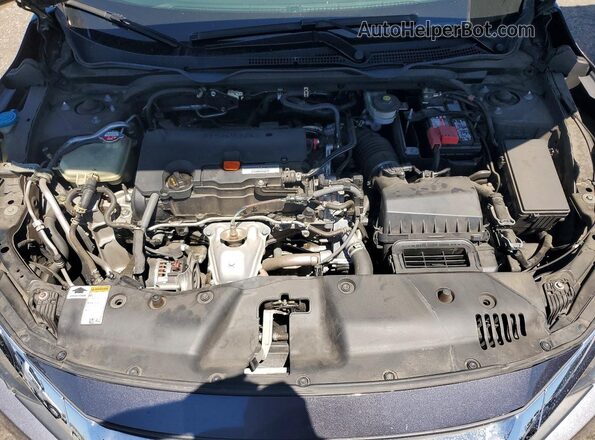 2HGFC2F76GH554524 2016 HONDA CIVIC Gray Vista interior trasera