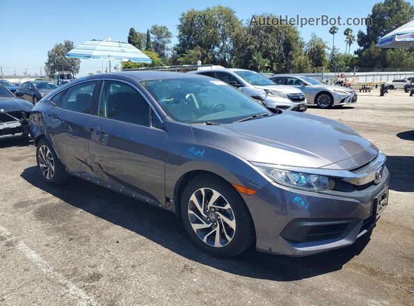 2HGFC2F76GH554524 2016 HONDA CIVIC Gray Delantero derecho