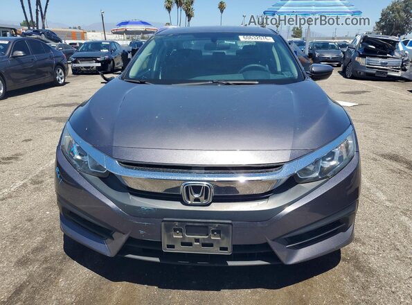 2HGFC2F76GH554524 2016 HONDA CIVIC Gray Vista frontal