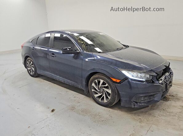 2HGFC2F76HH531942 2017 HONDA CIVIC Black Front right