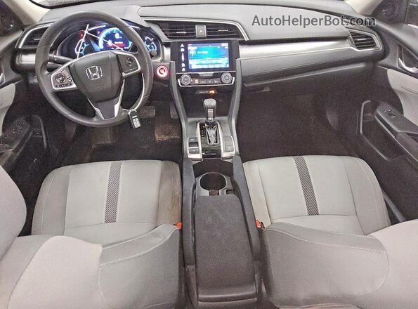 2HGFC2F76HH531942 2017 HONDA CIVIC Black Dashboard view