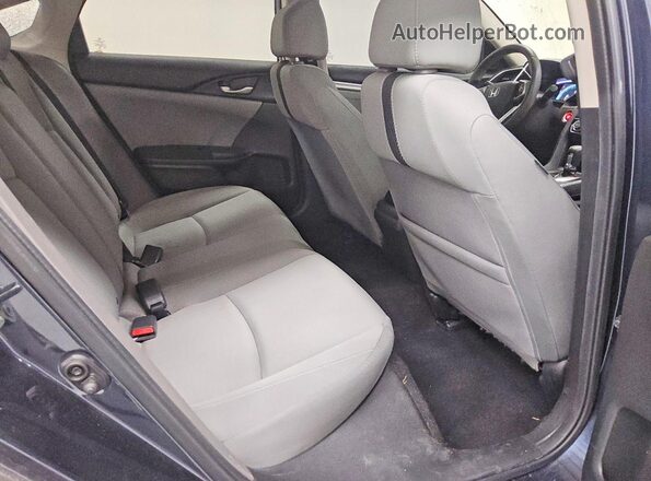 2HGFC2F76HH531942 2017 HONDA CIVIC Black Rear seats view