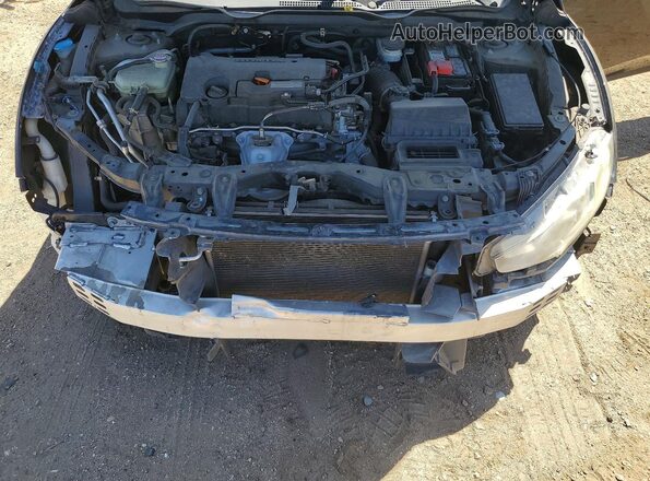 2HGFC2F76HH556436 2017 HONDA CIVIC Black უკანა სალონის ხედი