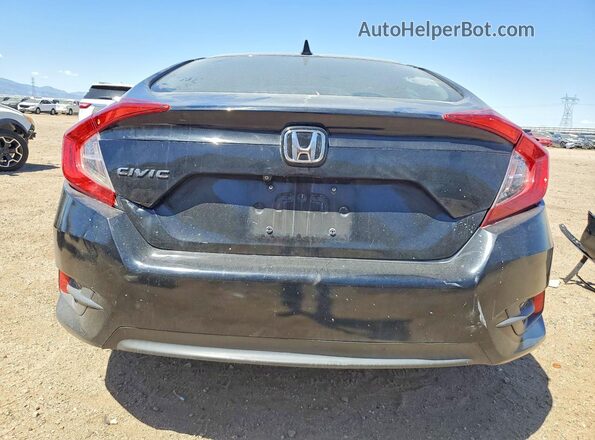 2HGFC2F76HH556436 2017 HONDA CIVIC Black უკანა ხედი